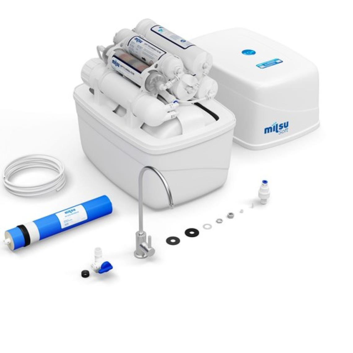 Mil Su Arıtma Cihazı 13 Aşamalı Multimineral Ve Detoks Filtreli 8 Lt Çelik Tanklı (DNP13-M-S)