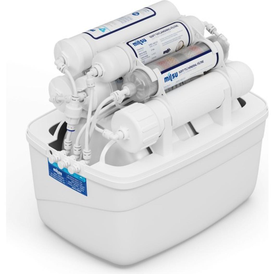 Mil Su Arıtma Cihazı 13 Aşamalı Multimineral Ve Detoks Filtreli 8 Lt Çelik Tanklı (DNP13-M-S)