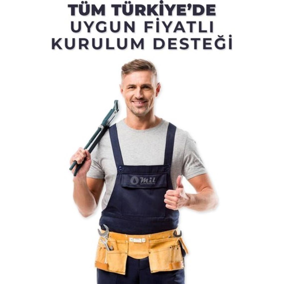 Mil Su Arıtma Cihazı Pompalı 14 Aşamalı Alkali Filtreli 8 Lt Çelik Tanklı (DP14-M-S)