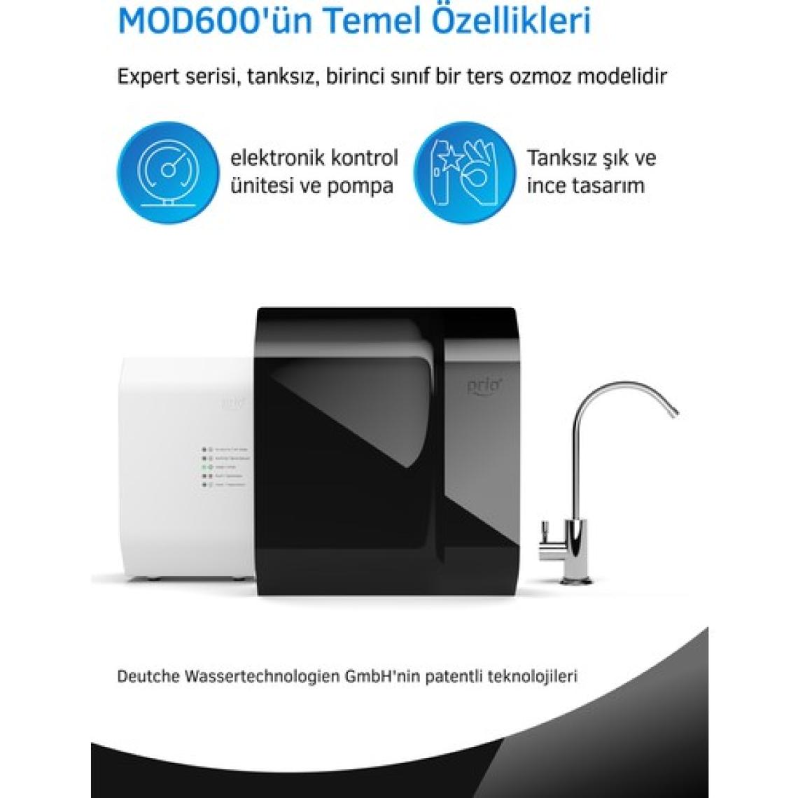 Prio MOD600 Tanksız Direkt Akışlı Pompalı Su Arıtma Cihazı
