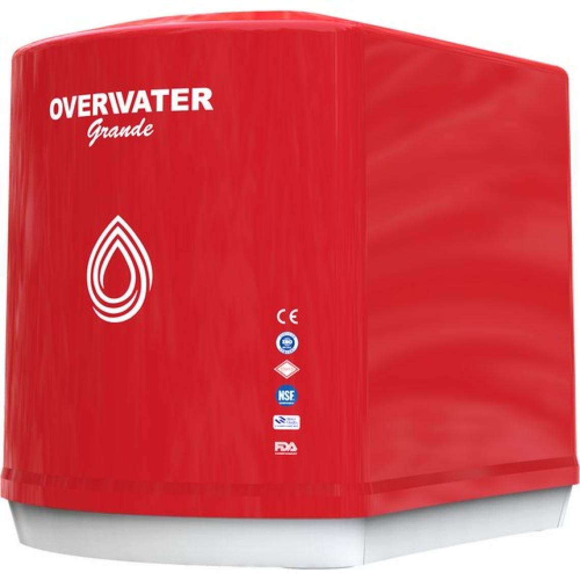OverWater GRANDE 12 Aşamalı 12 Lt. Çelik Tanklı Kapalı Kasa Pompasız Su Arıtma Cihazı Özel Sarım Membran Filtre