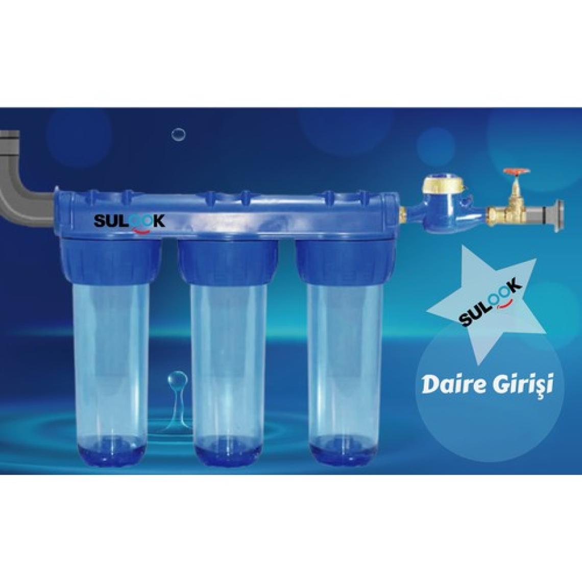 Sulook Şebeke,daire,bina Girişi Su Arıtma Sistemi 3'lü Süper Ekonomik Set