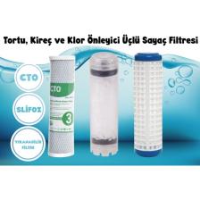 Sulook Bina Girişi Tortu,kireç Klor Önleyici Üçlü Yedek Filtre Seti