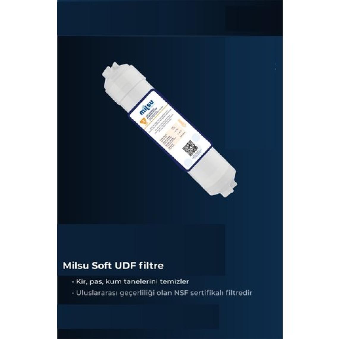 Mil Kapalı Kasa Su Arıtma Cihazı Multi Mineral 6lı Filtresi Standart Membran Set