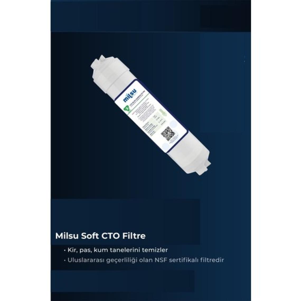 Mil Kapalı Kasa Su Arıtma Cihazı Multi Mineral 6lı Filtresi Standart Membran Set