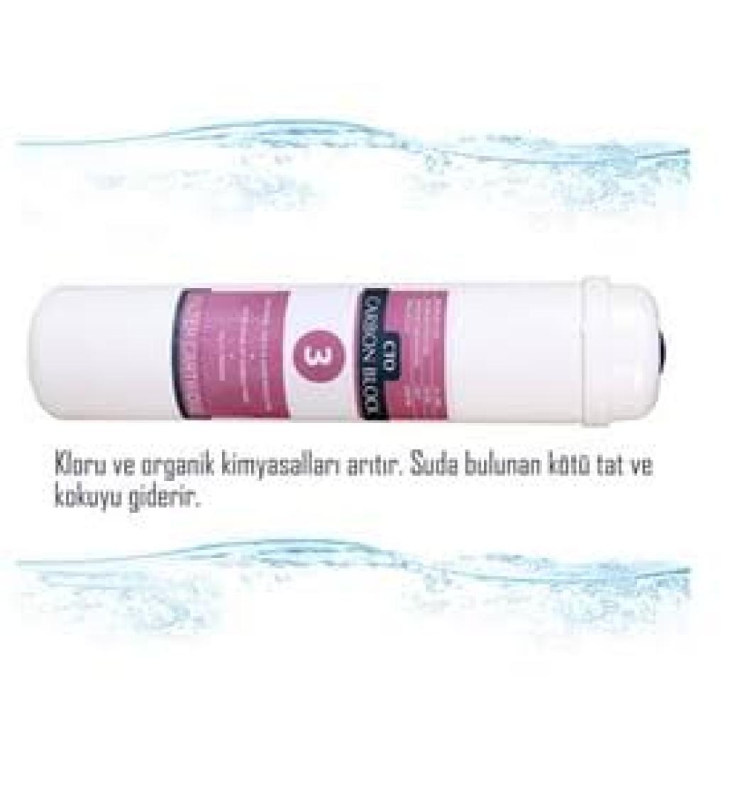 E-Water Su Arıtma Cihazı 6'lı Filtre Seti Vontron Membranlı Kapalı Kasalı Cihazlar İçin 4'lü Mineral Filtreli