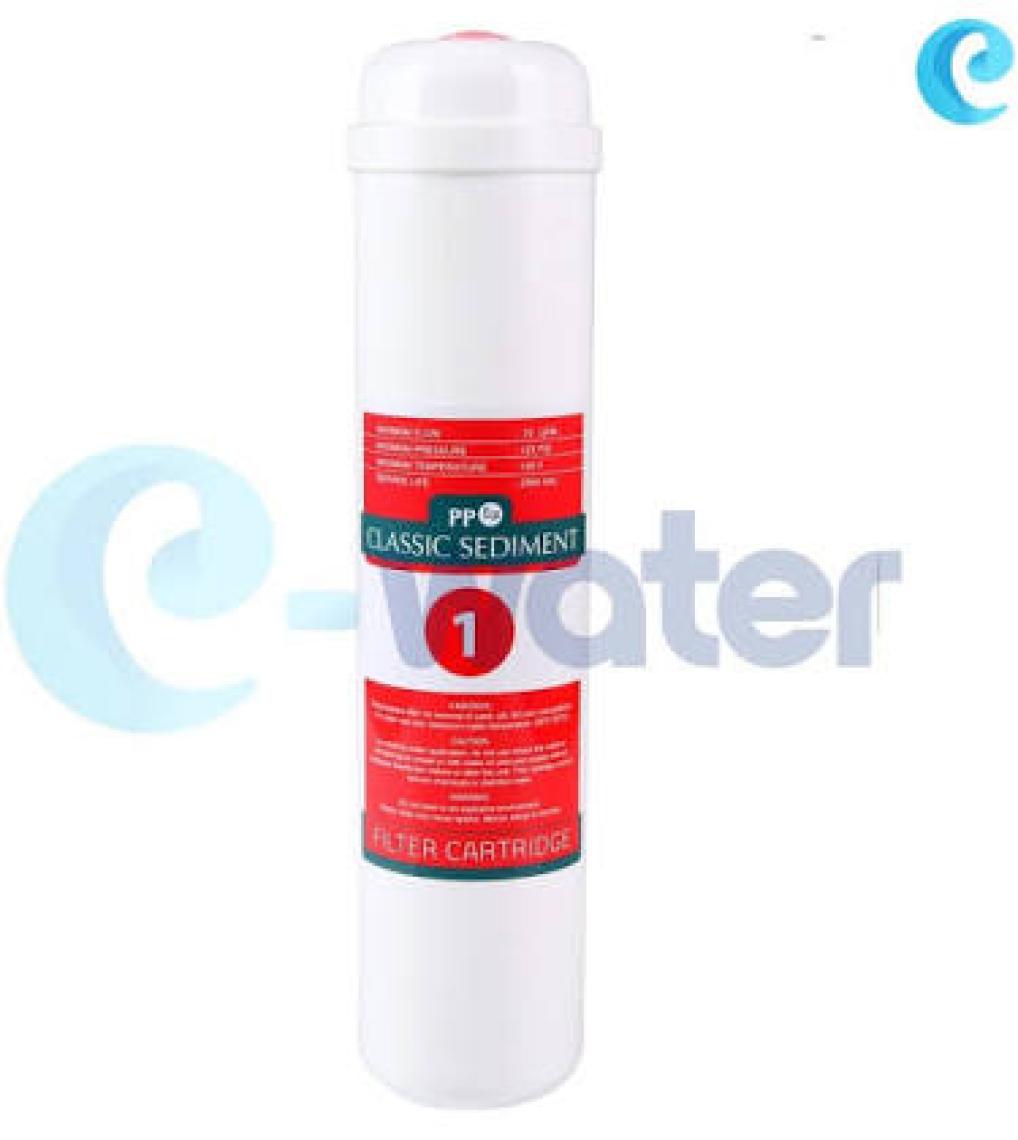 E-Water Su Arıtma Cihazı 6'lı Filtre Seti Vontron Membranlı Kapalı Kasalı Cihazlar İçin 4'lü Mineral Filtreli