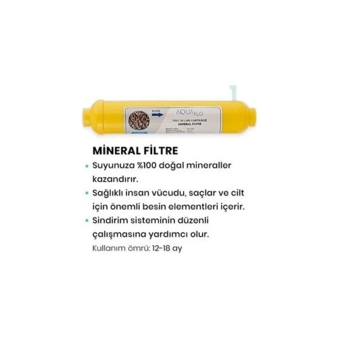 Mil Kapalı Kasa Su Arıtma Cihazı 8li Filtresi Standart Membranlı Set