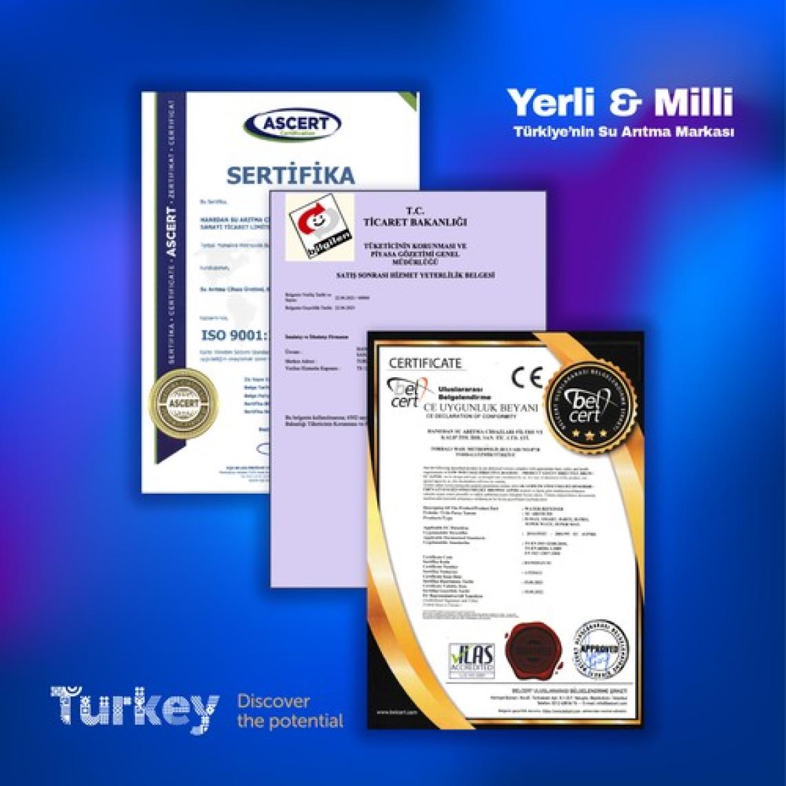 H-MAX Reverse Osmosis System Inline Kapalı Kasa Su Arıtma Cihazı Ilk 3 Filtre - 0052