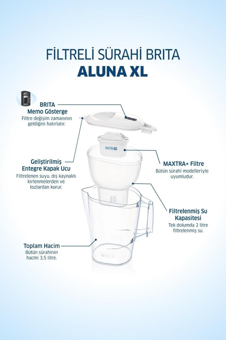 Brita Aluna XL 3.5 lt Filtreli Su Arıtmalı Sürahi