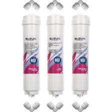 Suzukı Technology 12 Inç Kapalı Kasa Su Arıtma Cihazı Ön Filtre Takımı (3'lü)