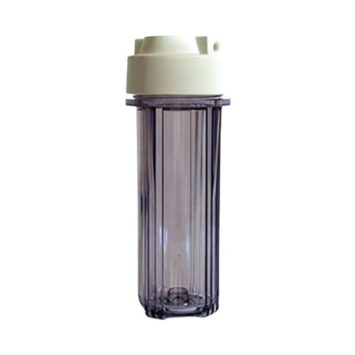 Watermanya 10'' Su Arıtma Cihazı Housing Filtre Kabı - Çift Conta (Açık Kasa Uyumludur) - Şeffaf
