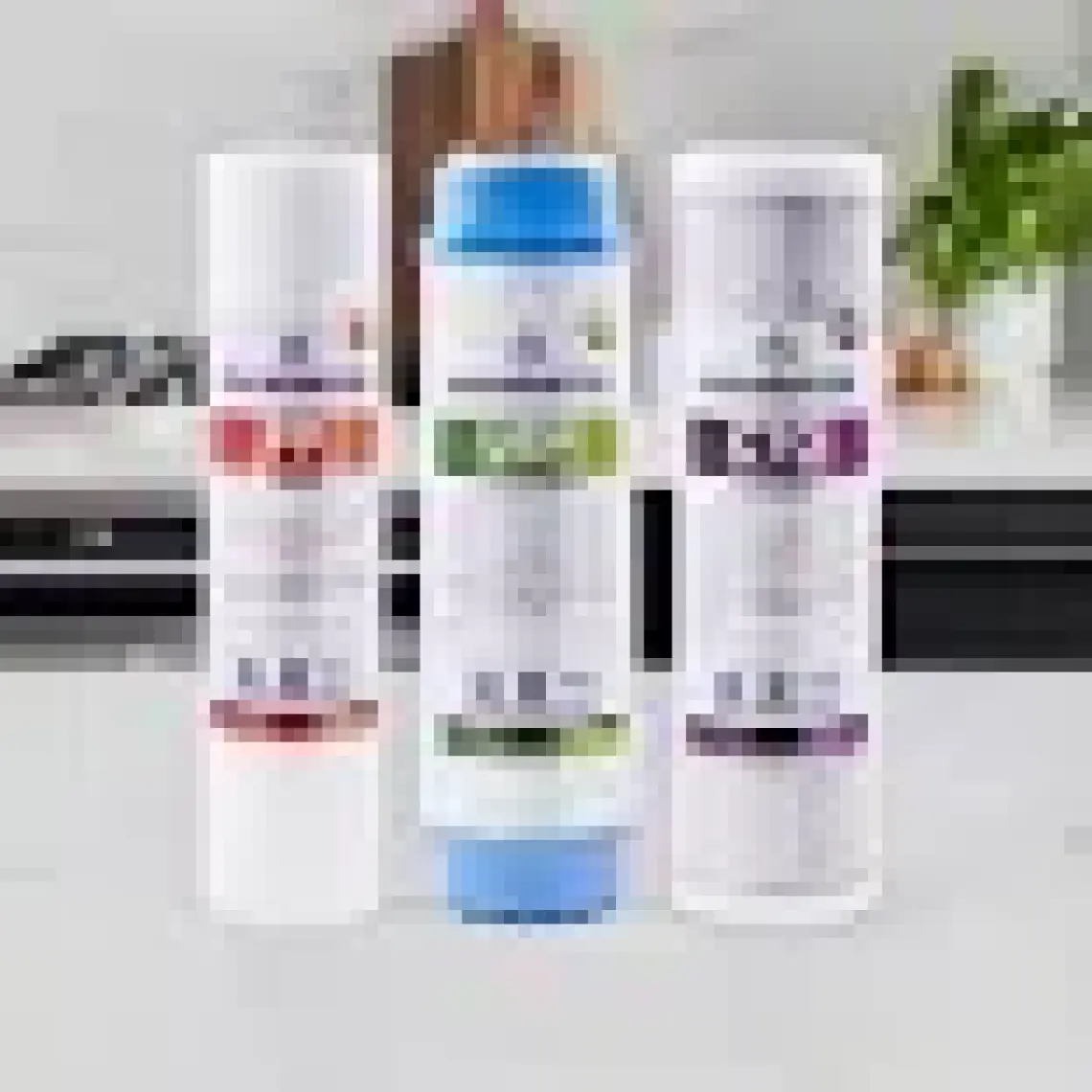 OverWater Açık Kasa Su Arıtma Cihazı 3 'lü Filtresi Seti Aşamalı ( Membransız Set ) FKN3