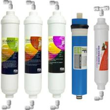 Aqualine Su Arıtma Filtre Seti 6 Lı Çift Spun,platınum Membran,mineralli