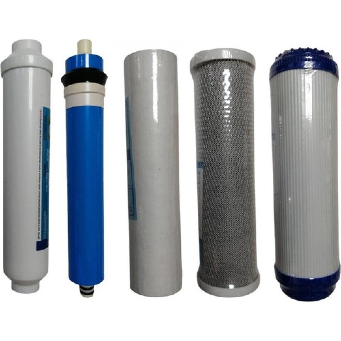 Reverse Osmosis Su Arıtma Cihazı 5'li Filtre Seti