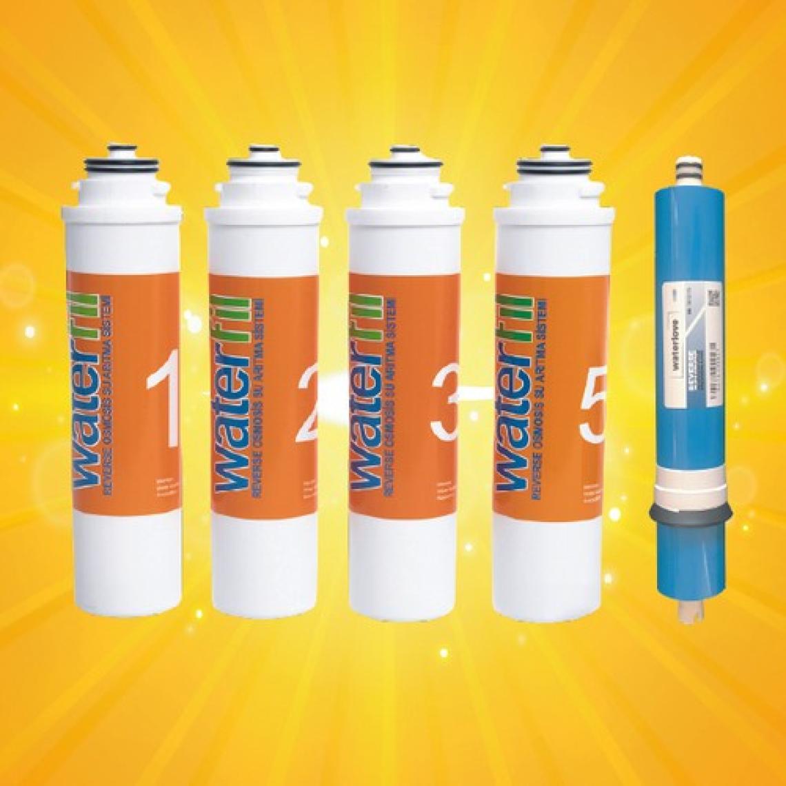 Waterlife Filtre 5 'li Set Waterlife Su Arıtma Filtresi