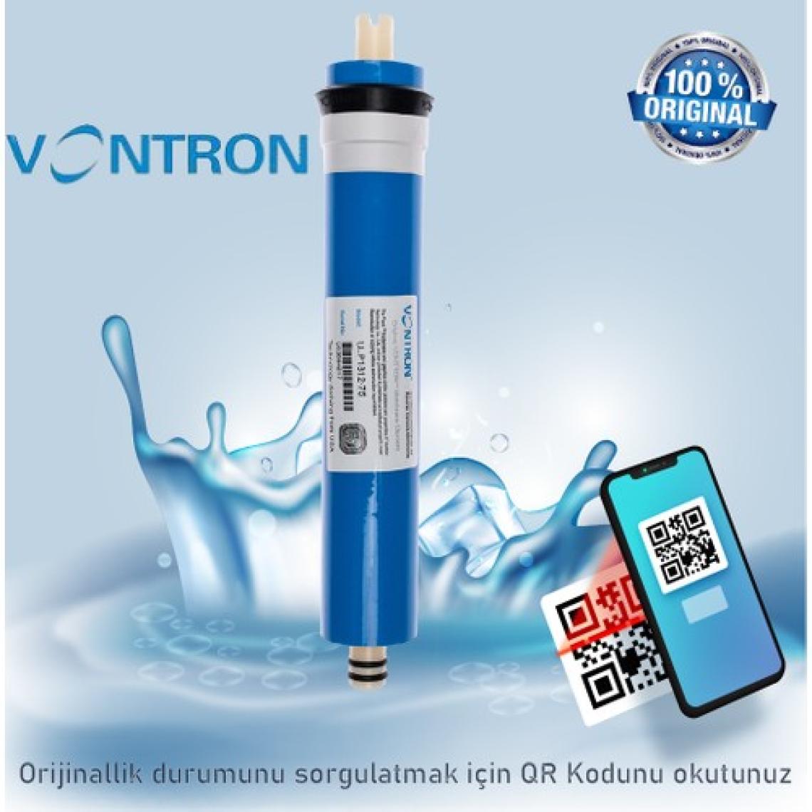 Sulook Inline Kapalı Kasa Tüm Su Arıtma Cihazlarına Uyumlu 5'li Filtre Takımı Vontron Membranlı