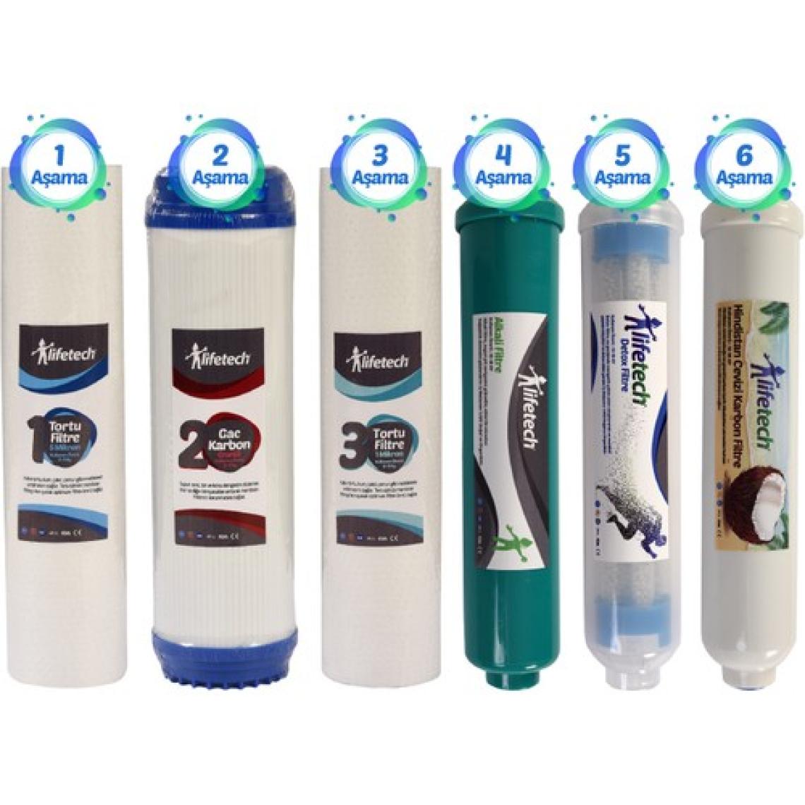 LifeTech 6  Aşama Filtre Seti