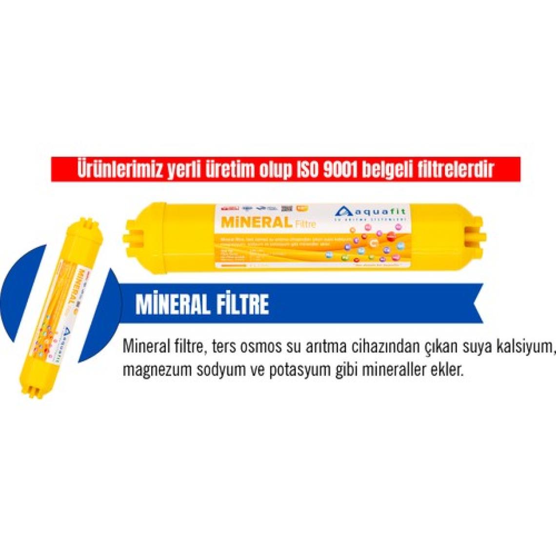 Aquafit Mineral Filtre Su Arıtma Cihazı Filtresi (Tüm Cihazlarla Uyumludur)