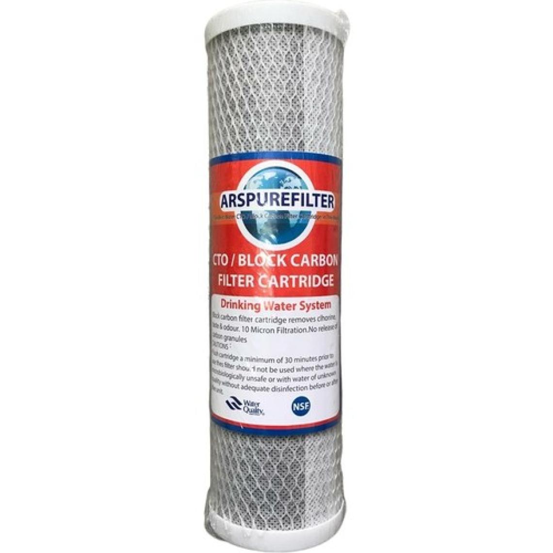 Ars Su Arıtma Cihazı Blok Karbon Filtre Cto Karbon Filtre 10''