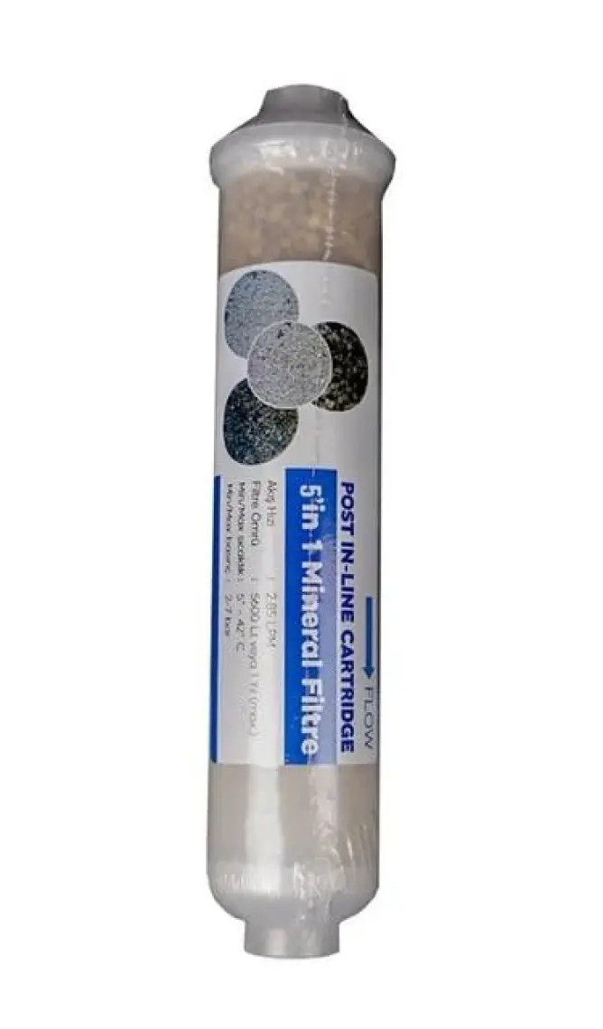 Açık Kasa Su Arıtma Cihazı 6'lı Filtre Seti 10 Aşamalı Vontron Membran (4'lü Mineral Filtre)