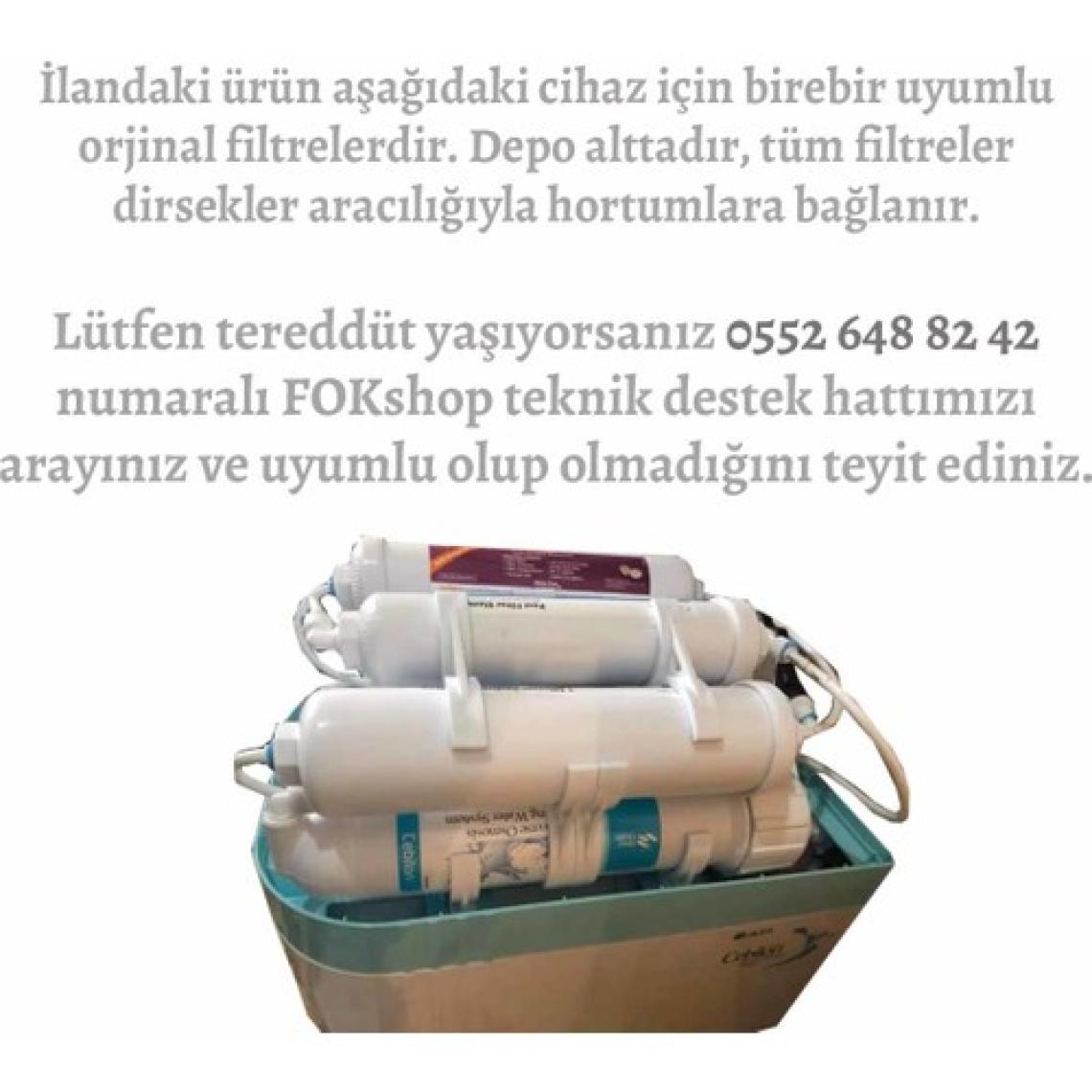 Foks Ihlas Aura Cebilon Inline Su Arıtma Cihazı 3'lü Set