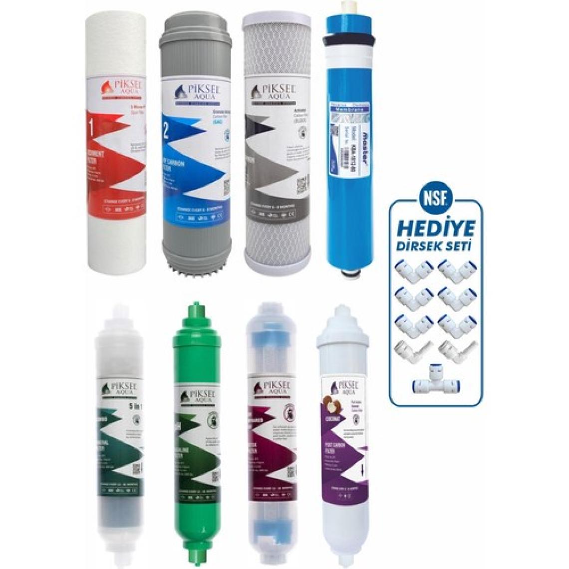Piksel Aqua 12 Aşamalı Master Membranlı AÇIK KASA Su Arıtma Cihazı Filtresi