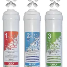 WaterMelon Kapalı Kasa 12 İnç Su Arıtma Cihazı Filtresi İnline 6 Aylık Set