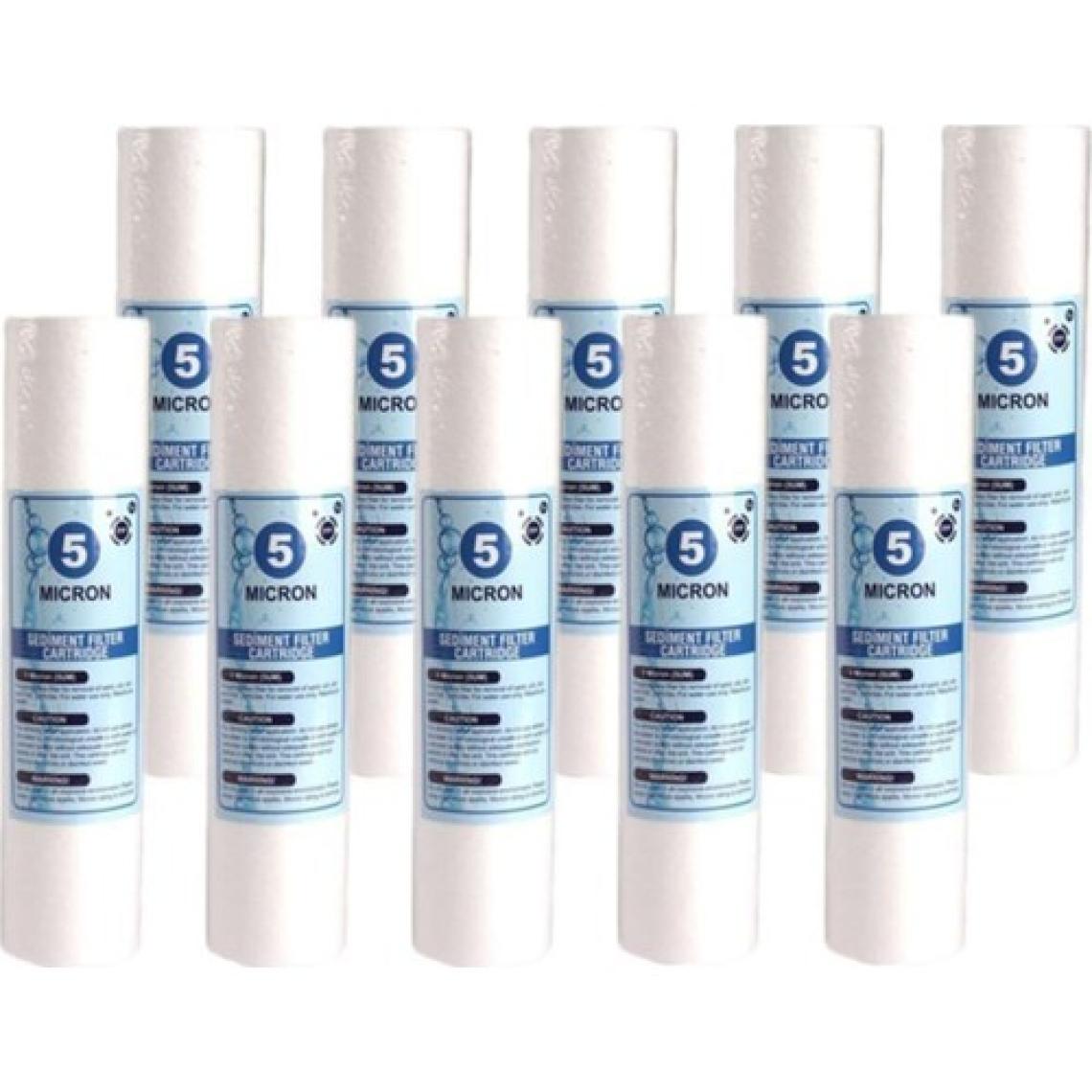 Liberti Açık Kasa Su Arıtma Cihazı 10 Inç 5 Mikron Sediment Spun Filtre ( 10 Adet )