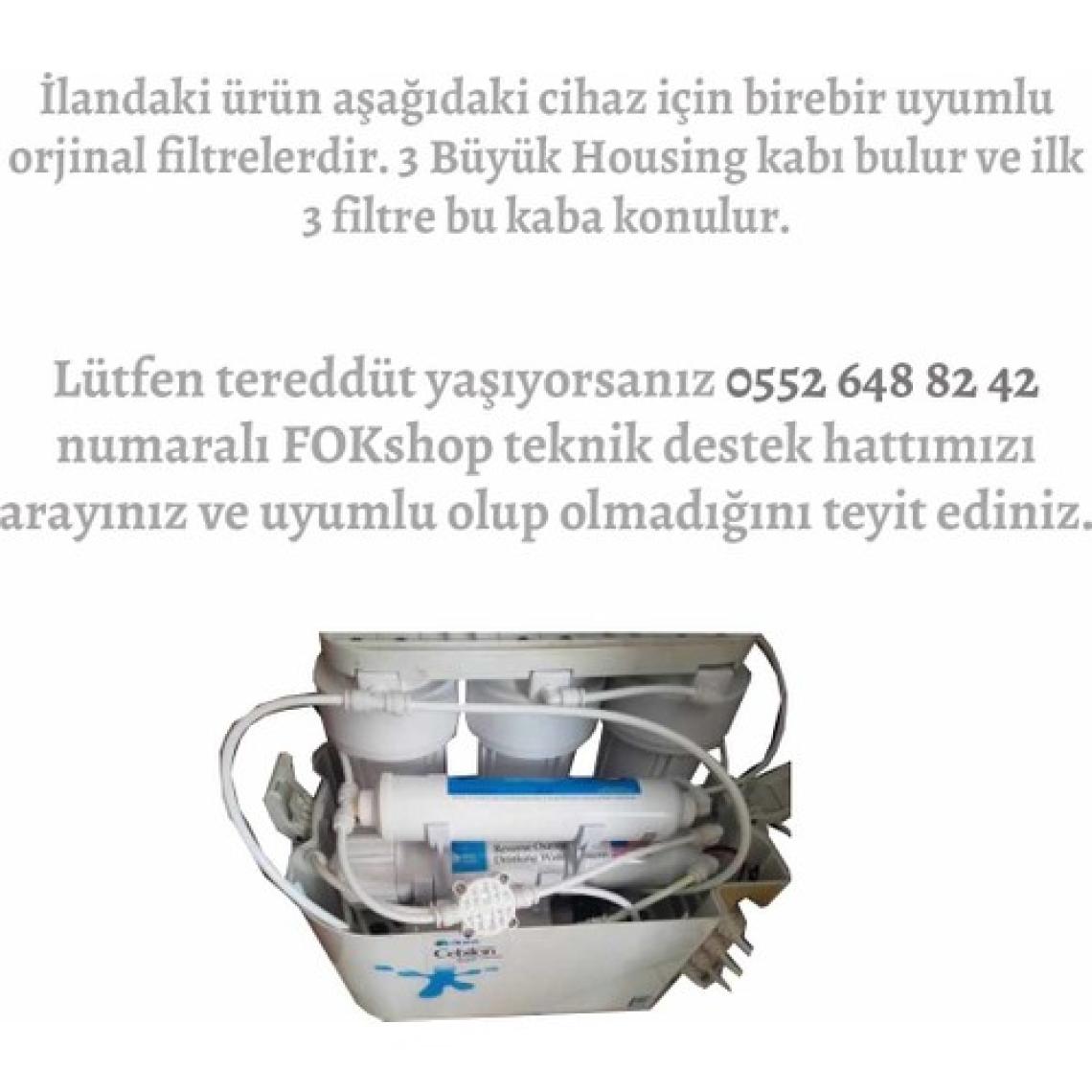 Foks Ihlas Aura Cebilon Housing Su Arıtma Cihazı Birebir Uyumlu 5'li Set