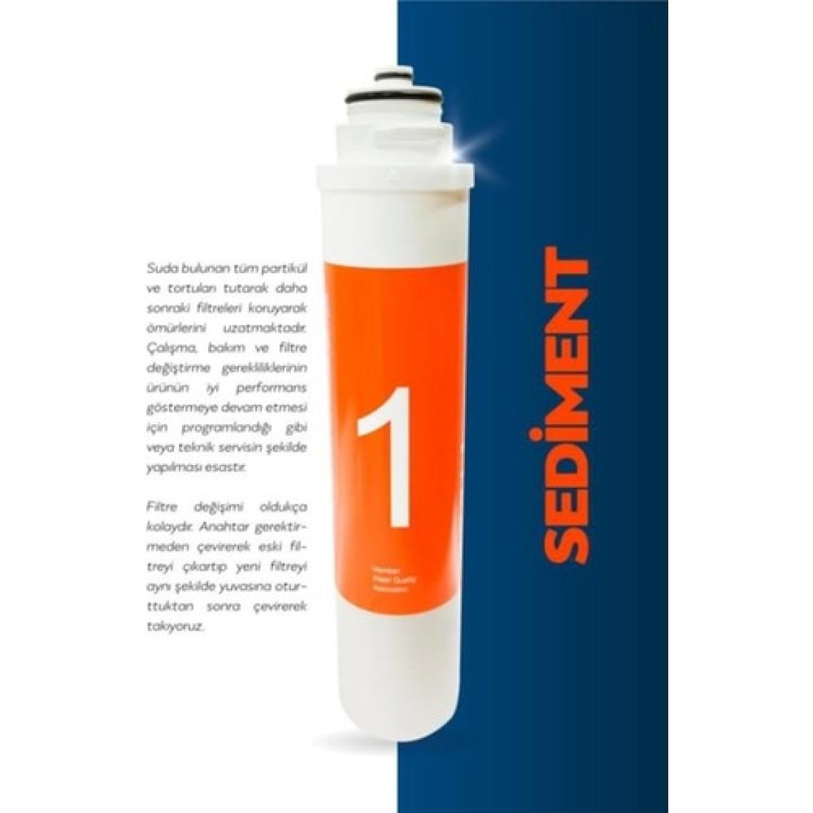 Waterfill Su Arıtma Cihazı 5'li Filtre Seti