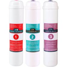 Aqualine Inline 12” 3’lü Filtre Seti