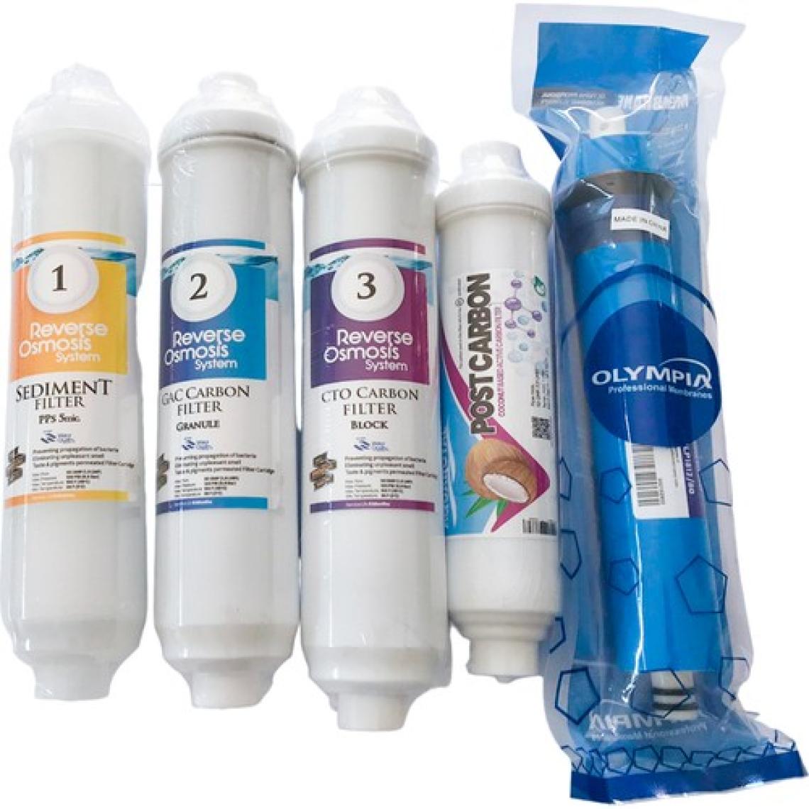 Reverse Osmosis Kapalı Kasa 5'li Su Arıtma Filtre Seti