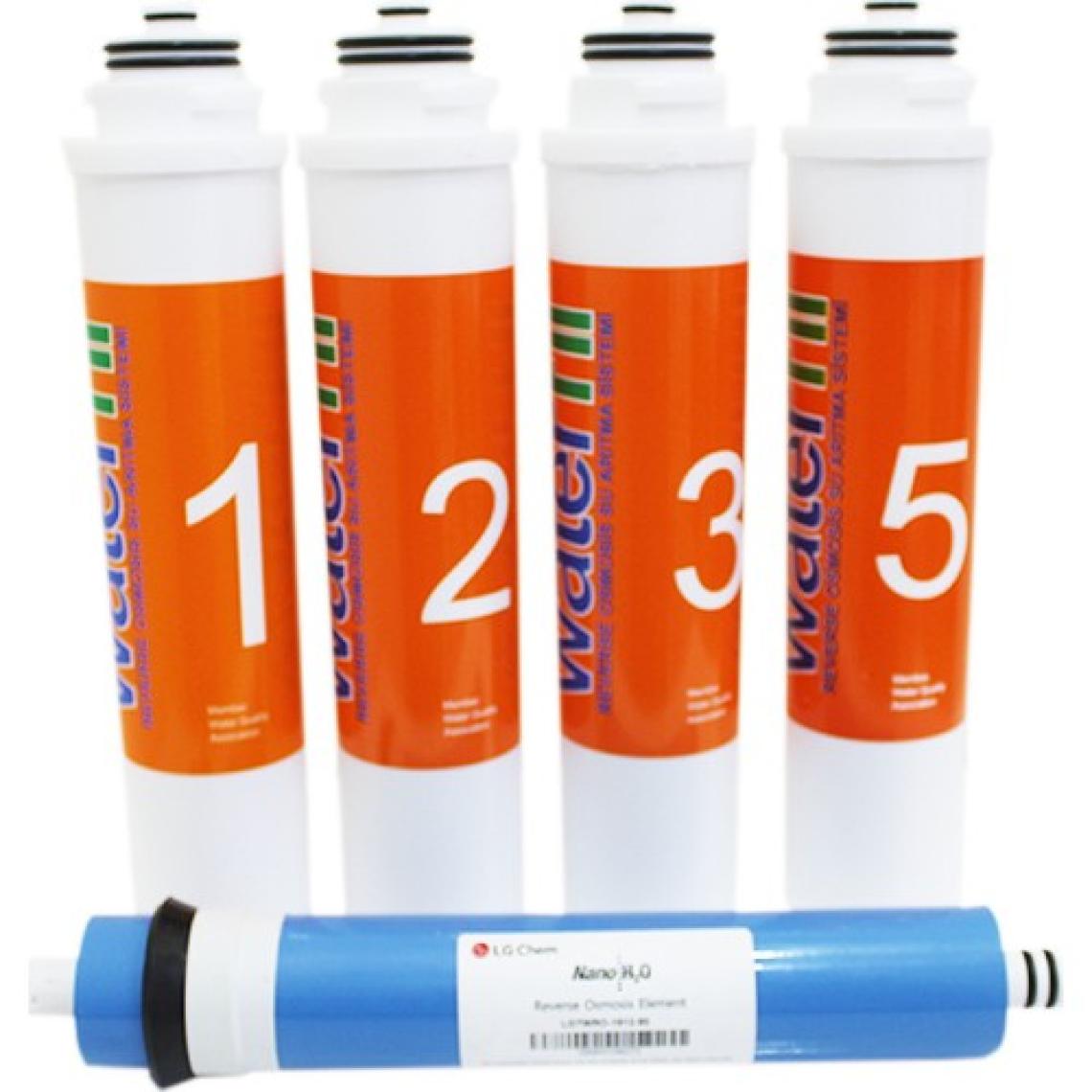 Waterlife Su Arıtma Cihazı 5'li Filtre Seti
