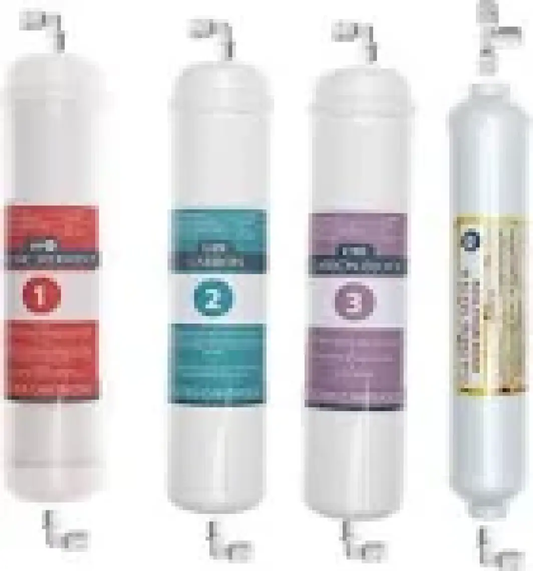 E-Water Su Arıtma Cihazı Kapalı Kasalı Cihazlar Için Inline Filtre Takımı 4'lü