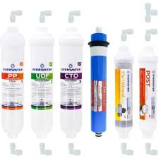 OverWater Kapalı Kasa Su Arıtma Cihazı 6 Lı Inline Filtresi Seti 10 Aşamalı Özel Sarım Membran Filtre