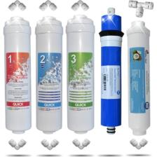 Liberti Kapalı Kasa 12 Inç Su Arıtma Cihazı Filtresi 5 Aşamalı 80 Gpd King Membranlı Inline Filtre Seti