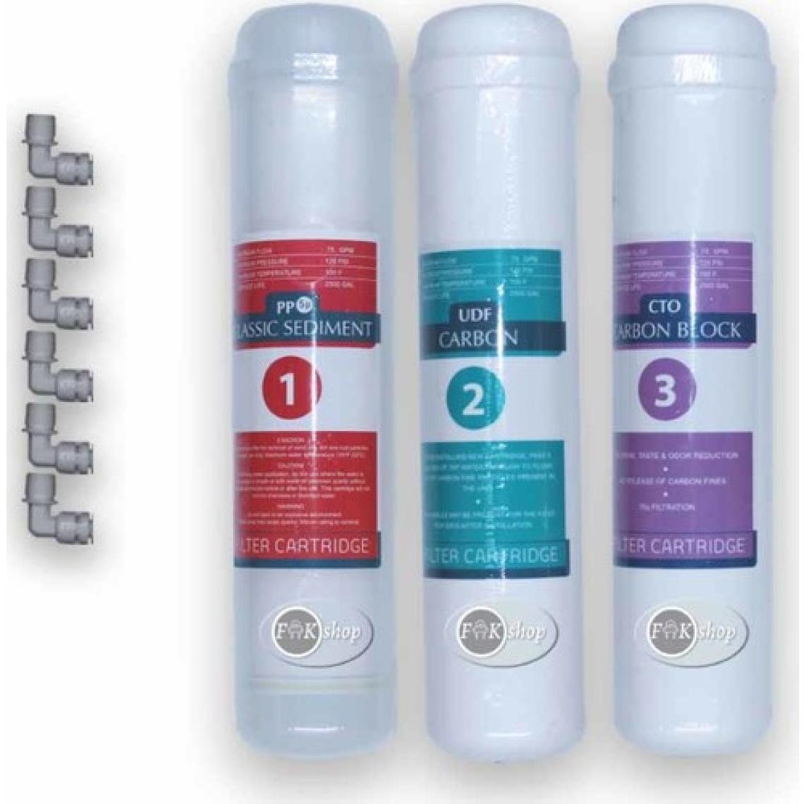 Foks Ihlas Aura Cebilon Inline Su Arıtma Cihazı 3'lü Set