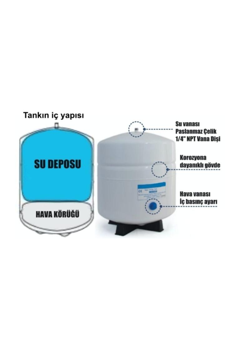 Tankwell 8 Litre 2.2 Galon Metal Tank Tankwell