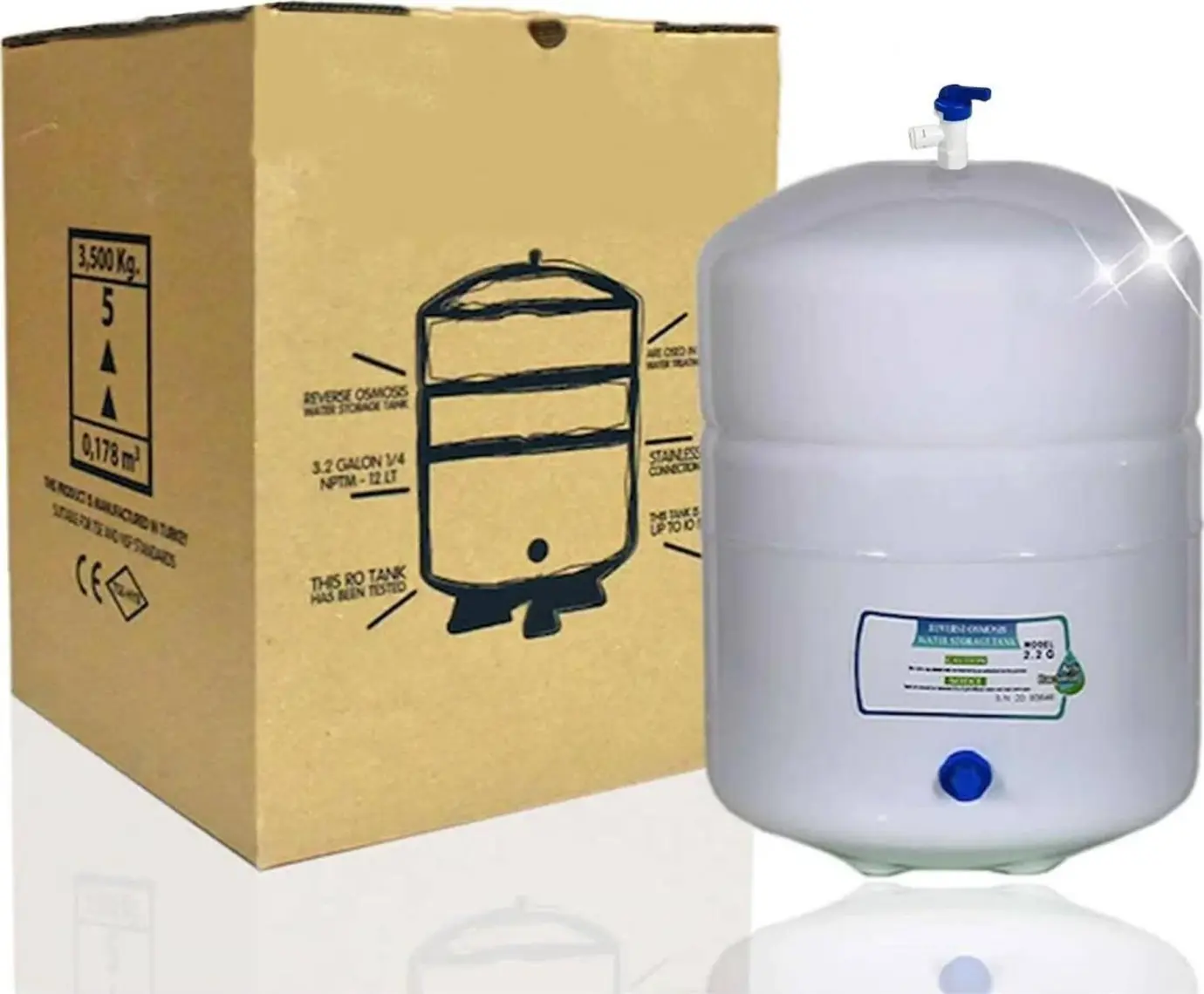 Sulook Su Arıtma Deposu 8 Litre  2.2 Galon