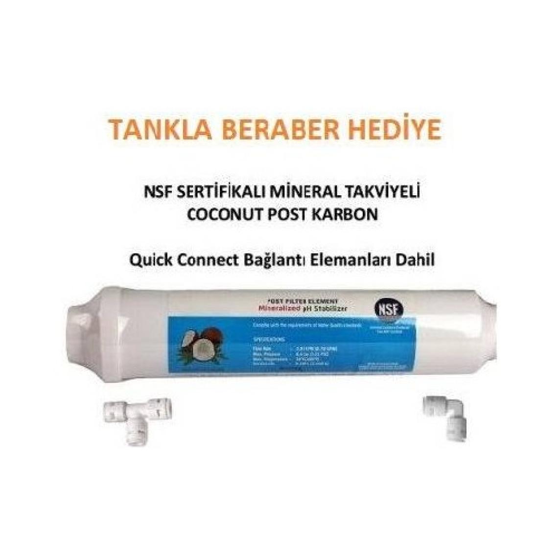 Sulook Aura Cebilon Uyumlu Su Arıtma Tankı Çelik 12 Litrensf Onaylı Filtre Hediyeli