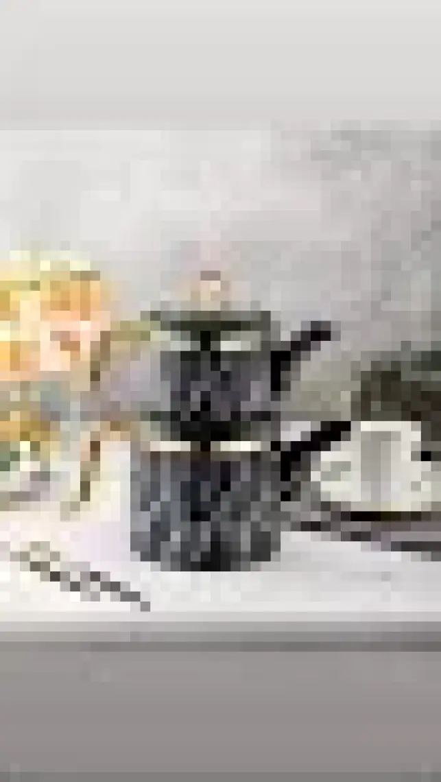 Özlife Çaydanlık Vigo Aile Boy Siyah Granit 1030