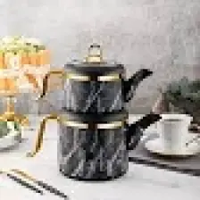 Özlife Çaydanlık Vigo Aile Boy Siyah Granit 1030