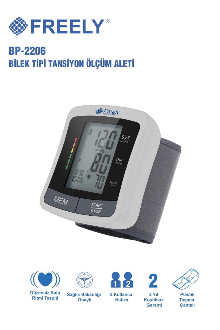 Bp 2206 Bilekten Dijital Tam Otomatik Tansiyon Aleti