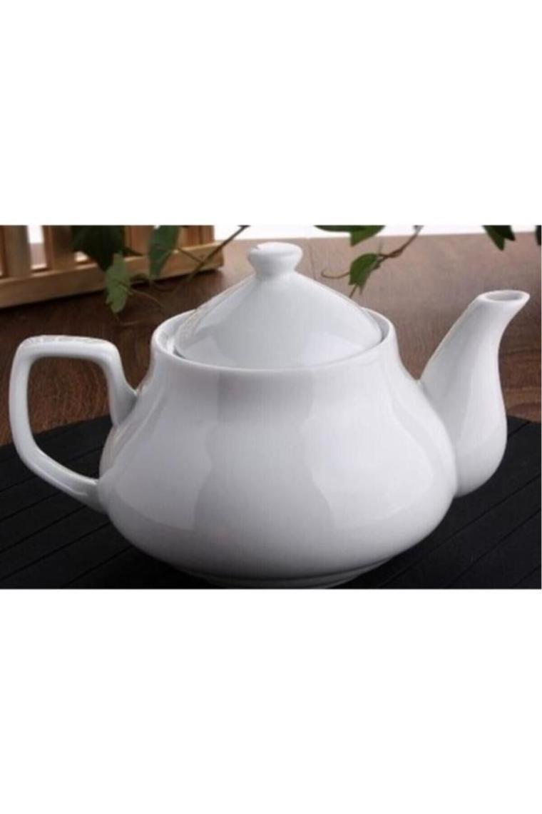 750 ml Porselen Demlik Beyaz