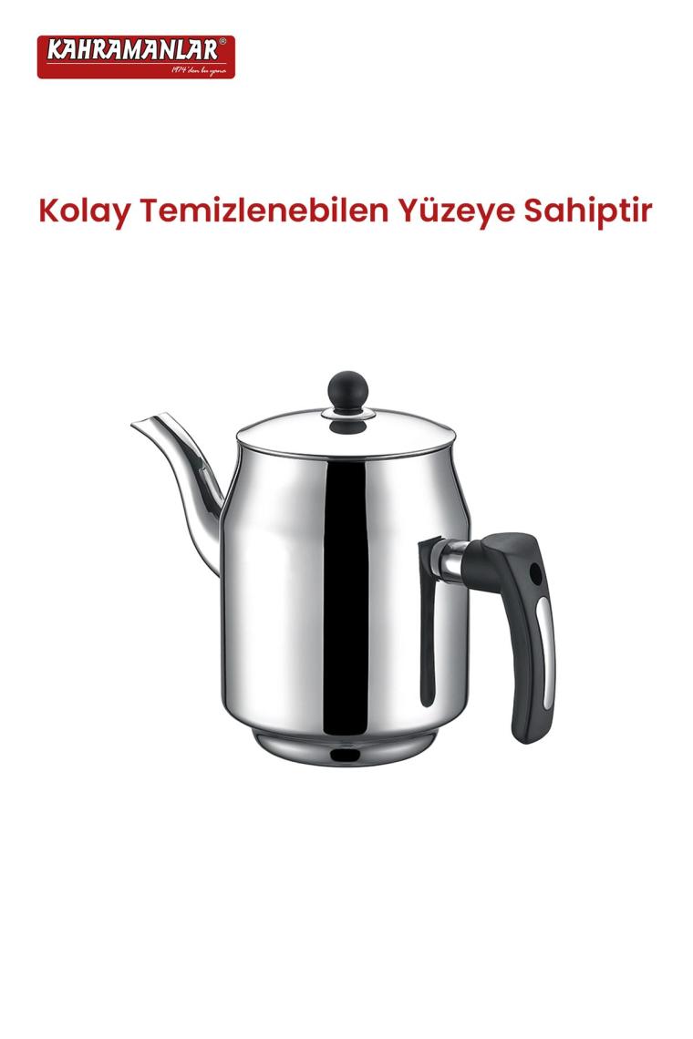 Kahramanlar Çelik Çelik Kahveci Demliği No 4. Gümüş
