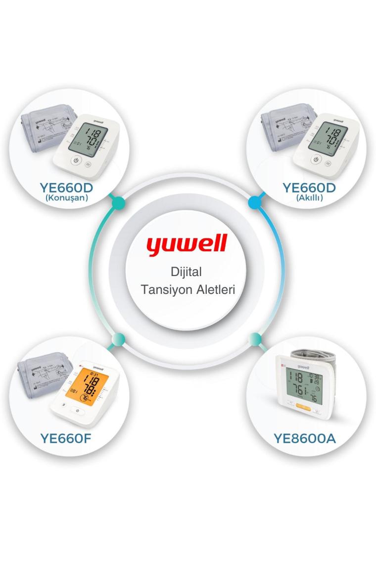 Akıllı Tansiyon Aleti Koldan Ölçer Ye660d