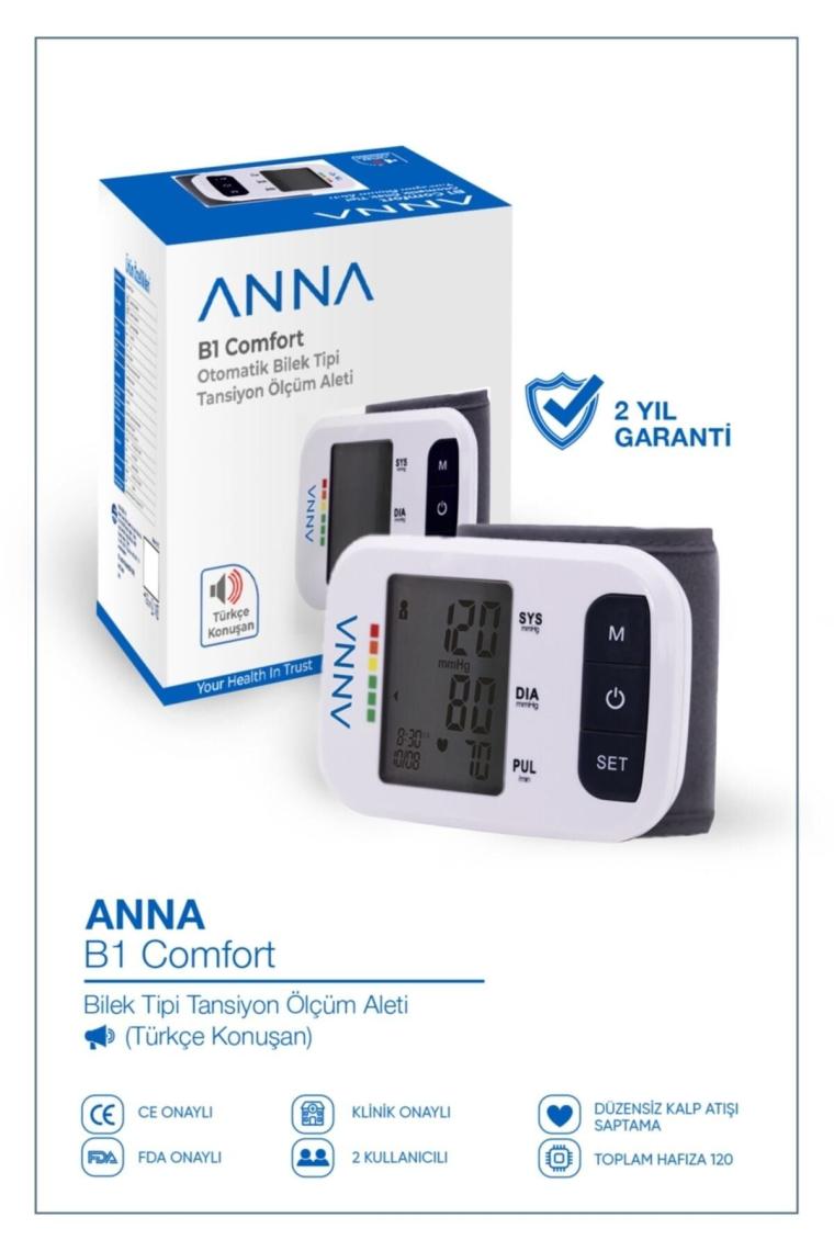 B1 Comfort Dijital Bilekten Ölçer Tansiyon Aleti Türkçe Konuşan