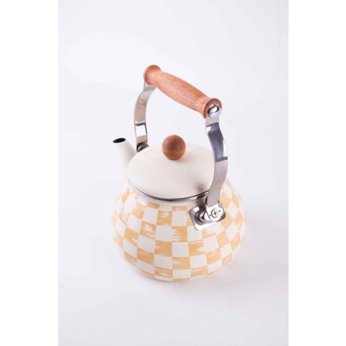 Emaylab Beige Emaye Kettle