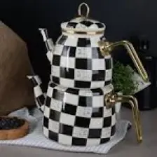 Paçi Elite Class Dama Emaye Çaydanlık